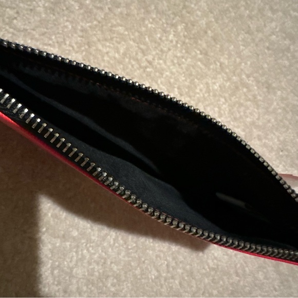 hello kitty sanrio pencil stationary makeup cosmetics pouch zip up red bow - Picture 2 of 2